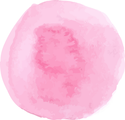 Round Pink Watercolor